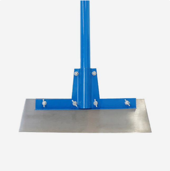 Dealzzz Vloerkrabber - 400 mm Breed - Inclusief Steel 1450 mm - Heavy Duty