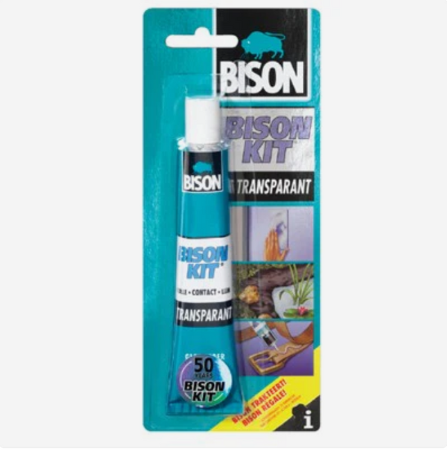 Bison Kit Transparant – 50 ml – Universele Allesvuller & Afdichter