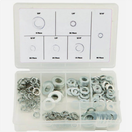 Benson Sluitringenset – 250-delig – Diverse Maten – Verzinkt