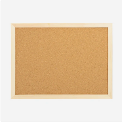 Benson Kurk Prikbord - 30 x 40 cm - Houten Frame