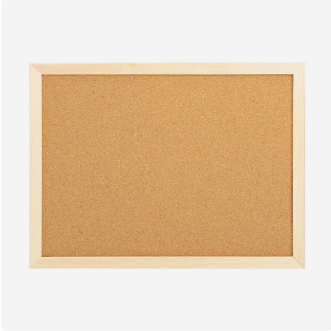 Benson Kurk Prikbord - 30 x 40 cm - Houten Frame