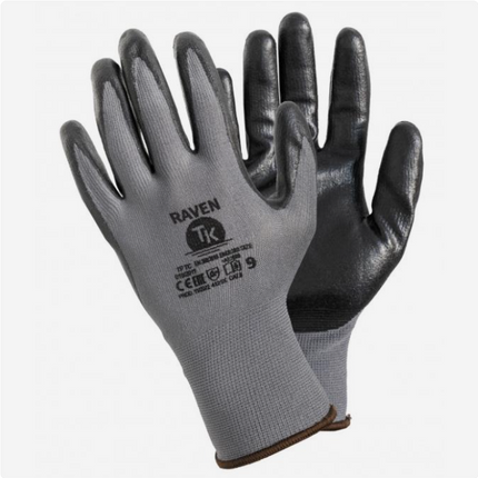Benson Werkhandschoenen TK Raven - Maat 11 - Grote Maten & Grip