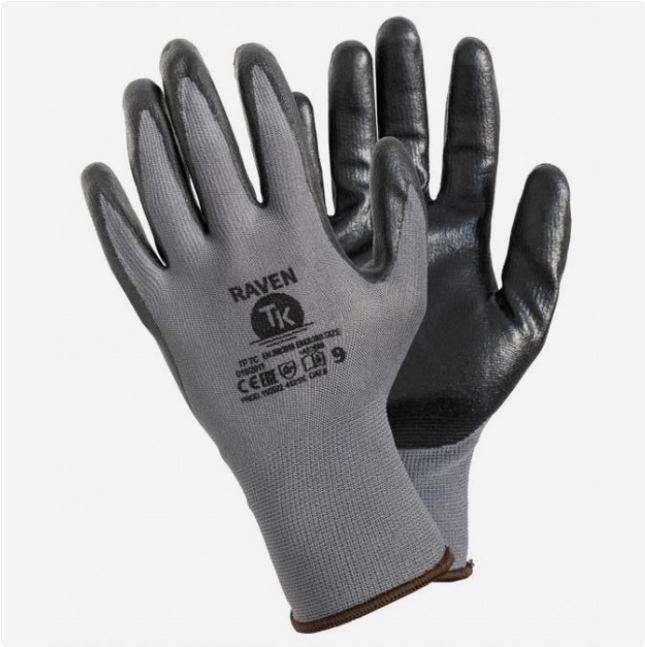 Benson Werkhandschoenen TK Raven - Maat 11 - Grote Maten & Grip