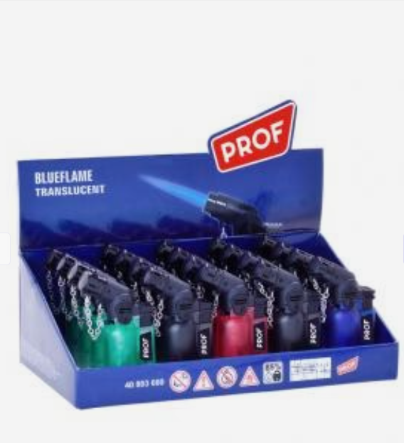 Prof Stormaansteker Blue Flame - Windbestendig - Navulbaar