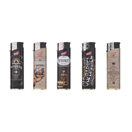 Prof Aansteker Whiskey Design - 50 Stuks - Voordeelverpakking