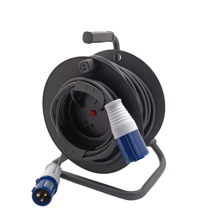 Benson CEE Kabelhaspel - 25 meter - 2P+E - EN 60309 - 3000W