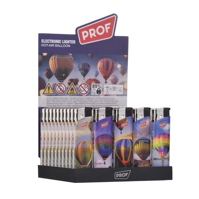 Prof Aansteker Hot Air Balloon - 50 Stuks - Kleurrijke Luchtballon Prints
