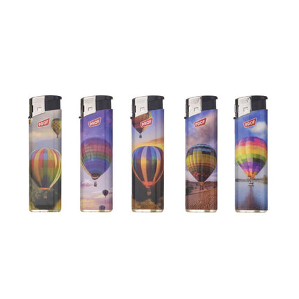 Prof Aansteker Hot Air Balloon - 50 Stuks - Kleurrijke Luchtballon Prints
