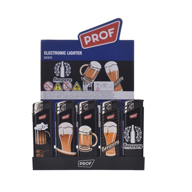 Prof Aansteker Beer Design - 50 Stuks - Voordeelverpakking