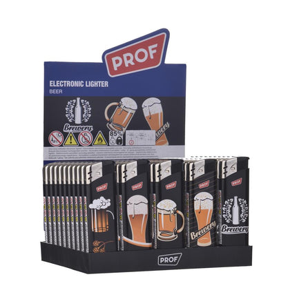 Prof Aansteker Beer Design - 50 Stuks - Voordeelverpakking