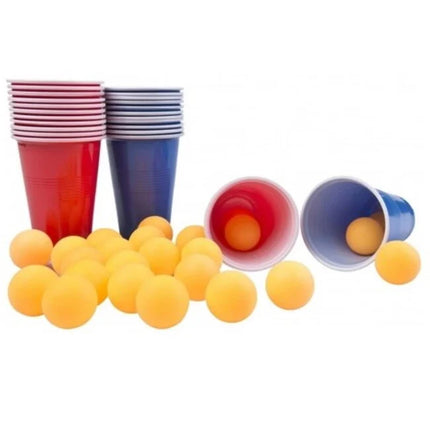 Benson Bier Pong Set - 48-Delig - Inclusief Bekers en Balletjes