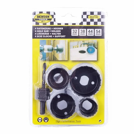 Benson Gatenzaagset - 5-delig - Ø 32 t/m 54 mm - Extra Gehard Staal