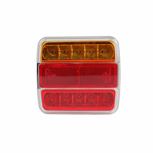 Benson Aanhangwagen Achterlicht | 18 LED | Vierkant | E11 Goedgekeurd