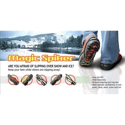 Benson Antislip Spijkers – Rubberen Frame – Maat S (30-35.5) – Magic Spiker