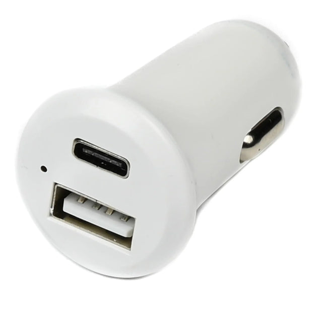 Benson Autolader USB-A & USB-C – 3A – 12-24V – Wit