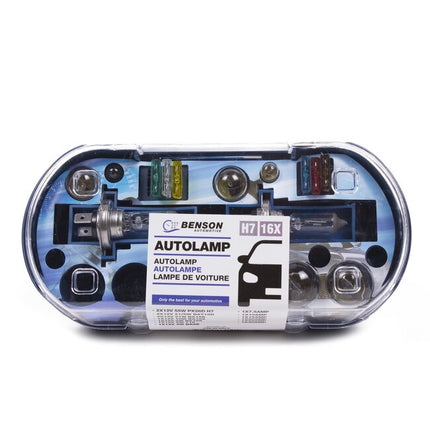 Benson Autolamp H7 Set | 12V | 16-Delig Jumbo Box | E4 Goedgekeurd