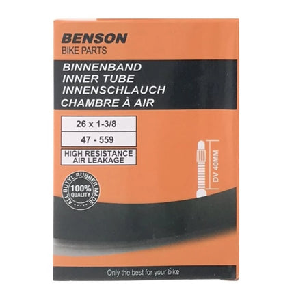 Benson Binnenband 26" - Butyl - 37-590 (26 x 1 3/8) - Dunlop Ventiel
