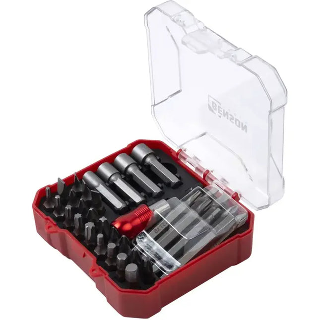 Benson Bitset 34-delig - S2 Staal - Inclusief Magnetische Bithouders