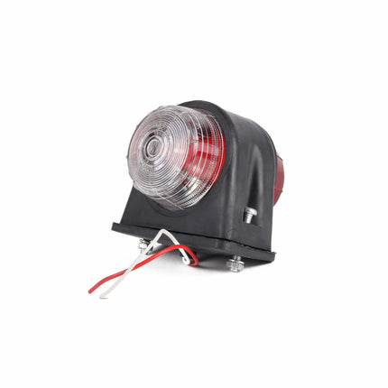 Benson Breedtelamp | Rubber | Halogeen | 12V/24V | Rood/Wit | E-keur