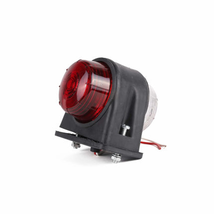 Benson Breedtelamp | Rubber | Halogeen | 12V/24V | Rood/Wit | E-keur