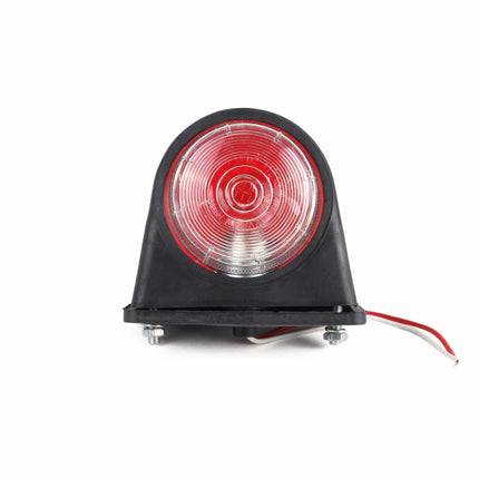 Benson Breedtelamp | Rubber | Halogeen | 12V/24V | Rood/Wit | E-keur