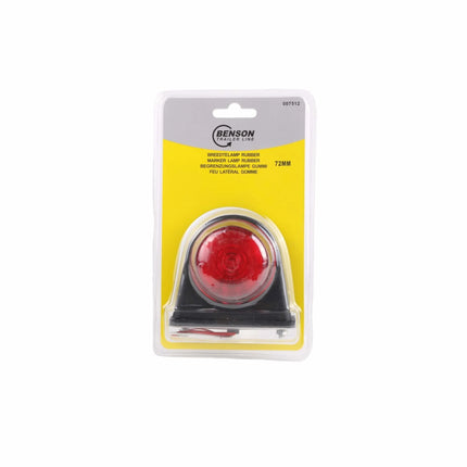 Benson Breedtelamp | Rubber | Halogeen | 12V/24V | Rood/Wit | E-keur