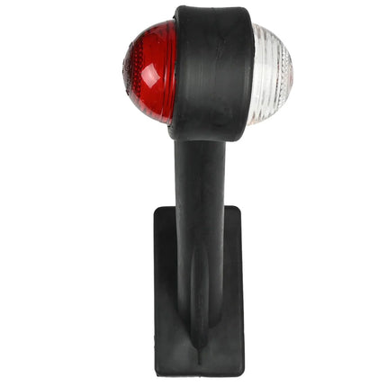 Benson Breedtelamp | Rubber op Steel 45° | 190 mm | Rood/Wit | E-keur