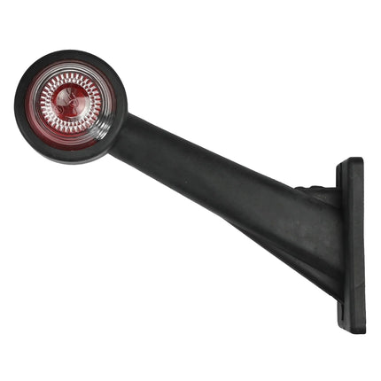 Benson Breedtelamp | Rubber op Steel 45° | 190 mm | Rood/Wit | E-keur
