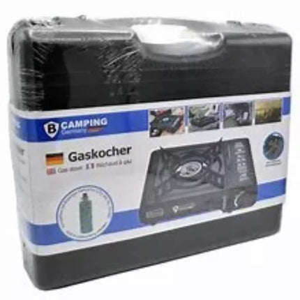 Benson Draagkoffer voor Camping Kooktoestel - Universeel - Zwart - Schokbestendig