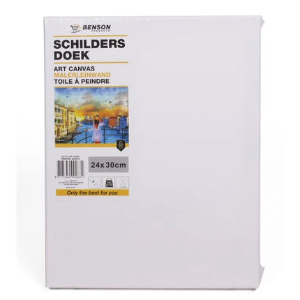 Benson Schildersdoek 24 x 30 cm - 100% Katoen - Dubbel Gesso