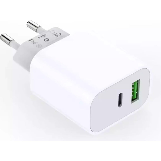 USB-A & USB-C Lader – 20W – Snel Opladen – Compact en Krachtig