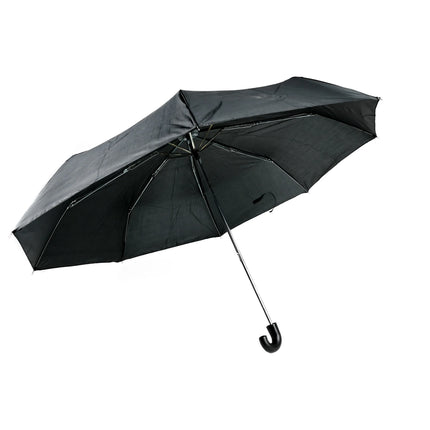 Benson Vouwparaplu – Compact & Draagbaar – Ø 95 cm – Inclusief Opberghoes – Zwart