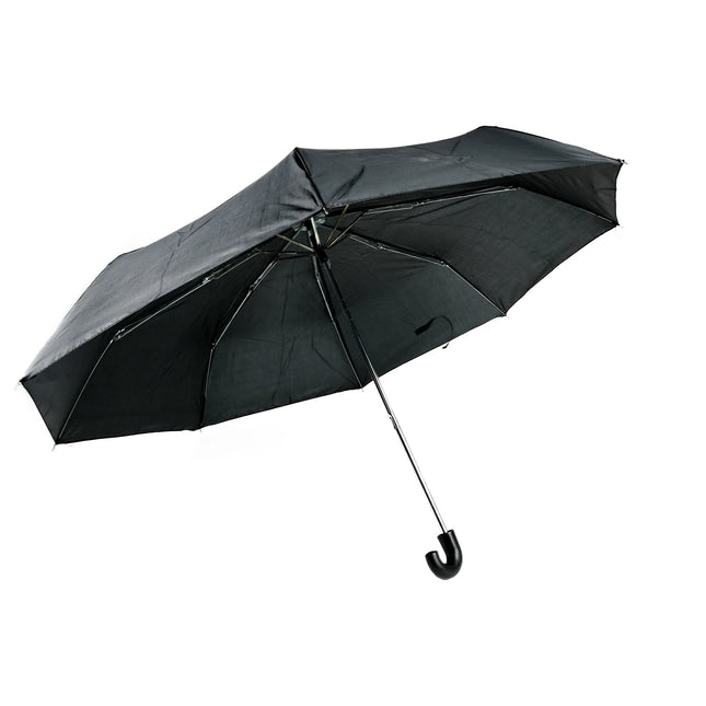 Benson Vouwparaplu – Compact & Draagbaar – Ø 95 cm – Inclusief Opberghoes – Zwart