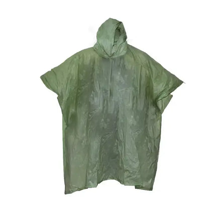 Benson Duurzame Regenponcho - Herbruikbaar - Groen - Met Drukknopen