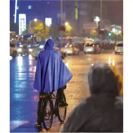 Benson Duurzame Regenponcho - Herbruikbaar - Donkerblauw - 102 x 127 cm