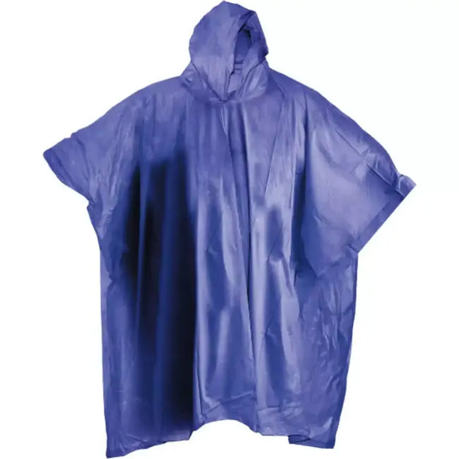 Benson Duurzame Regenponcho - Herbruikbaar - Donkerblauw - 102 x 127 cm