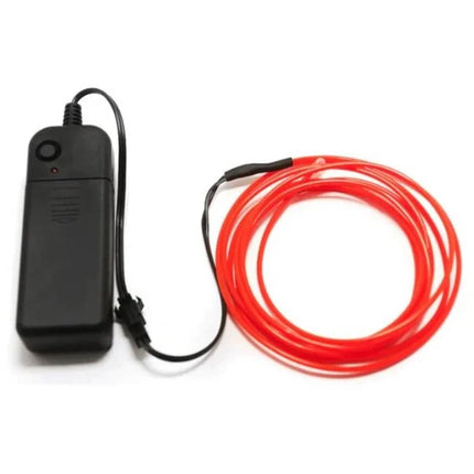 Benson Flexibele Neon Lichtdraad – 3 Meter – Rood – 3 Lichtmodi