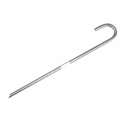 Benson Gebogen Grondpen - Ø 12 mm - 380 mm - Koolstofstaal - Verzinkt