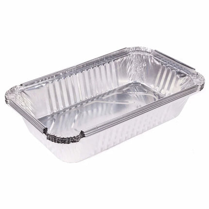 Benson Grillschalen Aluminium - 5 Stuks - 25 x 14 x 5,5 cm - BBQ Druipbakjes