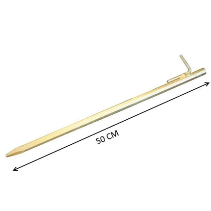 Benson Grondpen - Ø 16 mm - 50 cm - Koolstofstaal - Goud - Heavy Duty