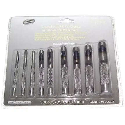 Benson Holpijpset – 9-delig – Met Grip – Ø 2 t/m 10 mm
