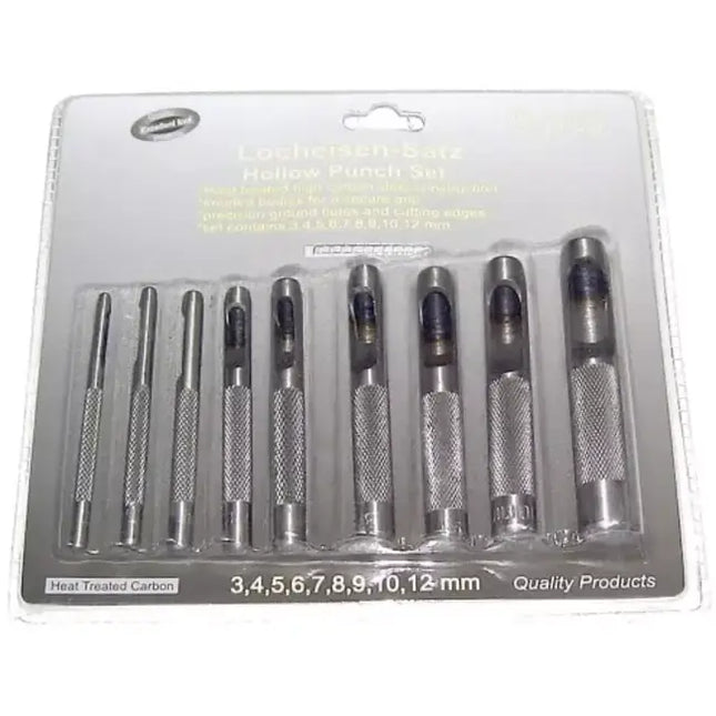 Benson Holpijpset – 9-delig – Met Grip – Ø 2 t/m 10 mm