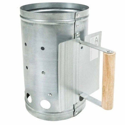 Benson BBQ Houtskoolstarter - RVS - Ø 17 x 27 cm - Met Hitteschild