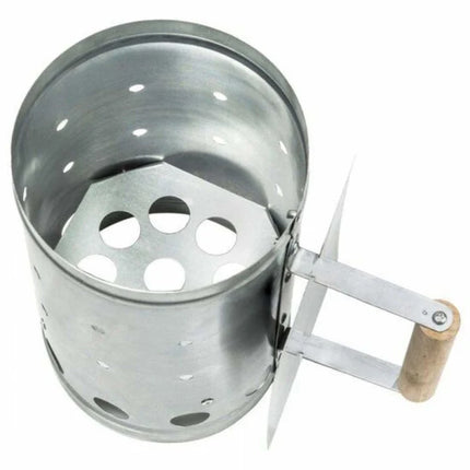 Benson BBQ Houtskoolstarter - RVS - Ø 17 x 27 cm - Met Hitteschild