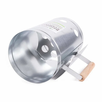 Benson BBQ Houtskoolstarter - RVS - Ø 17 x 27 cm - Met Hitteschild