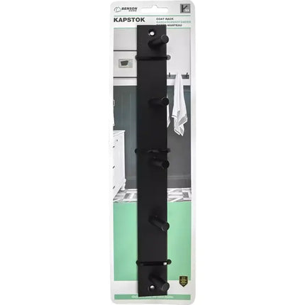 Benson Kapstok met 5 Haken - RVS - Wandmodel - 31,8 cm