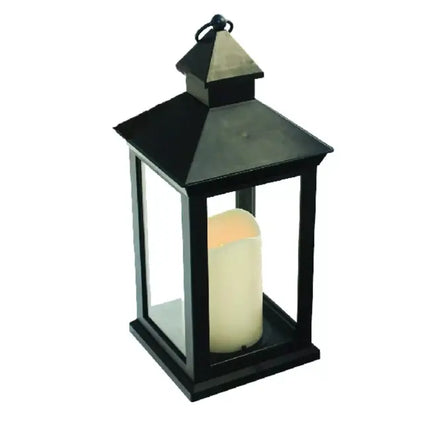 Benson Lantaarn met LED Kaars – 24 cm – Sfeervol & Veilig – Binnen & Buiten
