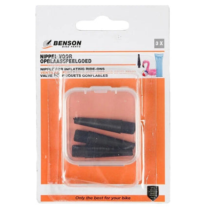 Benson Nippelset voor Opblaasspeelgoed – Universeel – 3-delig – Multifunctioneel