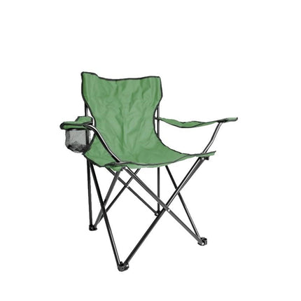 Benson Opvouwbare Campingstoel - Met Armleuningen - Max. 110 kg - Inclusief Draagtas