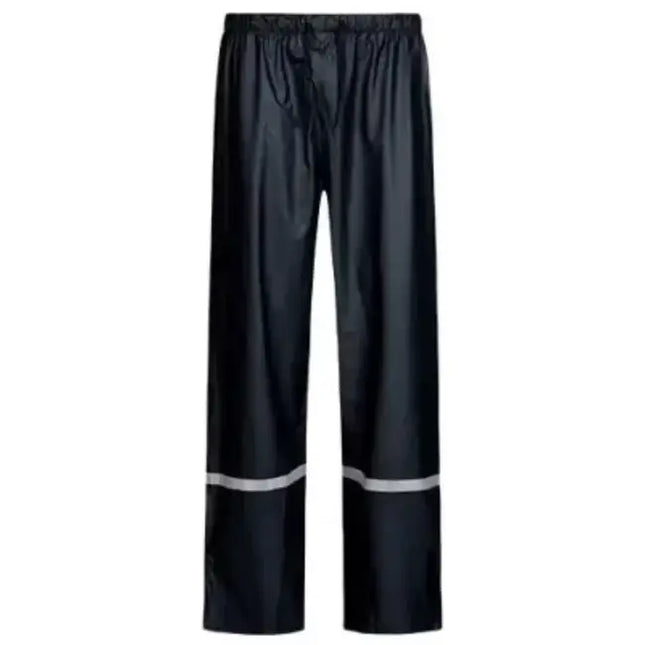 Benson Regenbroek met Reflectie - Maat XXL - Zwart - Wind- & Waterdicht